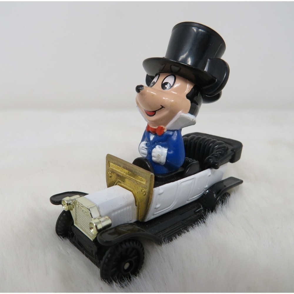 Vintage Walt Disney Production TOMY Toys Donald Duck in a Train Mickey W/ Minnie - Picture 6 of 11